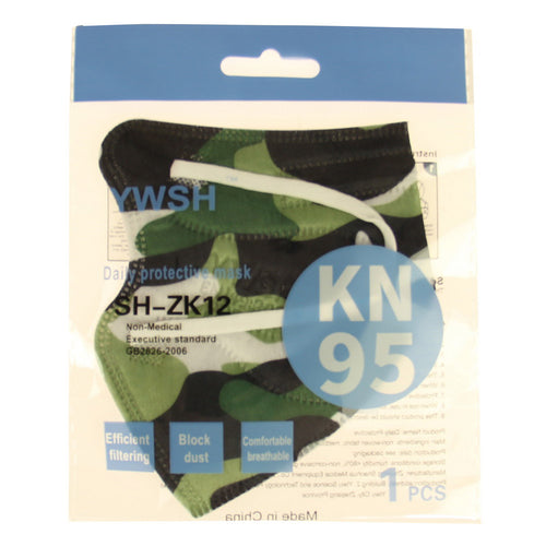 Childs KN-95 Mask - Camo (215mm x 130mm)