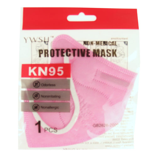 Childs KN-95 Mask - Pink (215mm x 130mm)