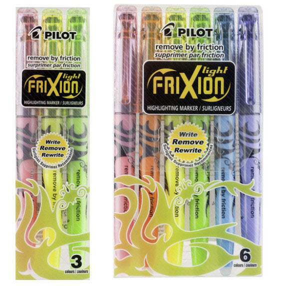 Frixion Erasable Highlighter Pens