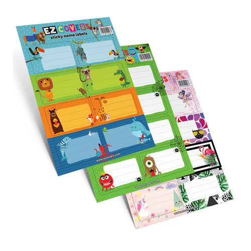 Sticky Name Labels X 8