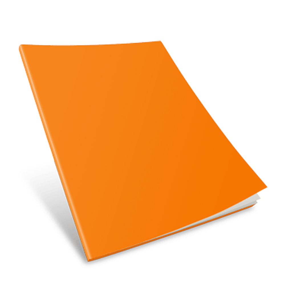 Orange School Book Cover - EZ Covers